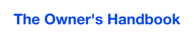 The Owner's Handbook