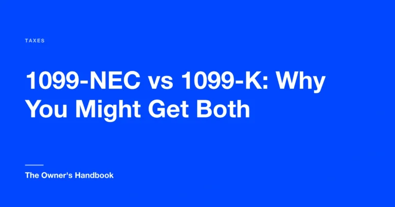 1099-NEC vs 1099-K: Why You Might Get Both