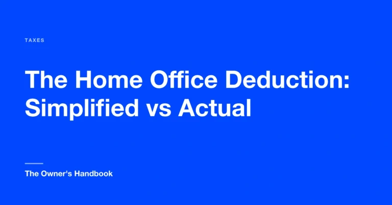 The Home Office Deduction: Simplified vs Actual