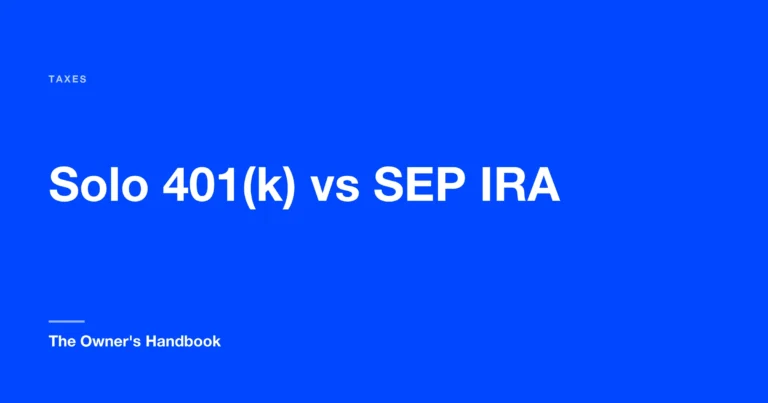 Solo 401(k) vs SEP IRA