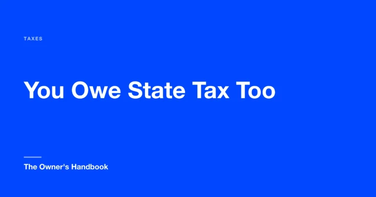 You Owe State Tax Too