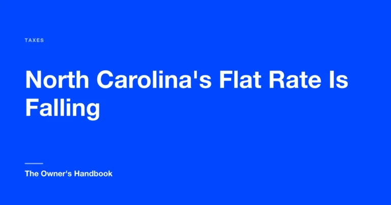 North Carolina's Flat Rate Is Falling. What a Freelancer Owes in 2026.